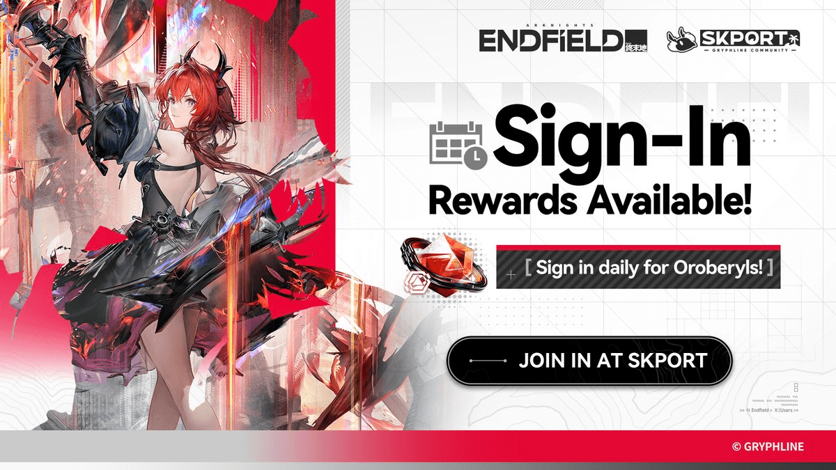 ARKNIGHTS: ENDFIELD DAILY SIGN IN